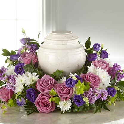 Blooming Sympathy Cremation Adornment –  Lumaya Florals, Rock Hill SC