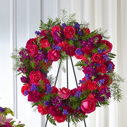 Calming Colors Wreath –  Lumaya Florals, Rock Hill SC