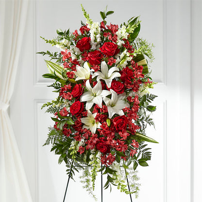 Everlasting Memory Standing Spray –  Lumaya Florals, Rock Hill SC