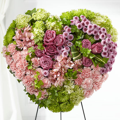 Heartwarming Standing Heart –  Lumaya Florals, Rock Hill SC