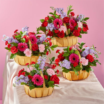 Pink Picnic Basket –  Lumaya Florals, Rock Hill SC