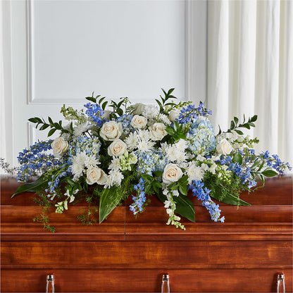 Timeless Essence Casket Spray –  Lumaya Florals, Rock Hill SC