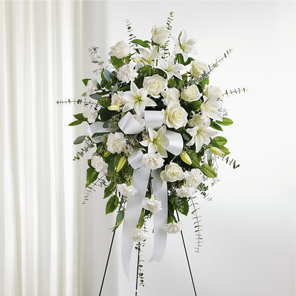 With Care Standing Spray –  Lumaya Florals, Rock Hill SC