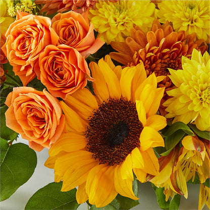 Autumn Harmony Centerpiece –  Lumaya Florals, Rock Hill SC