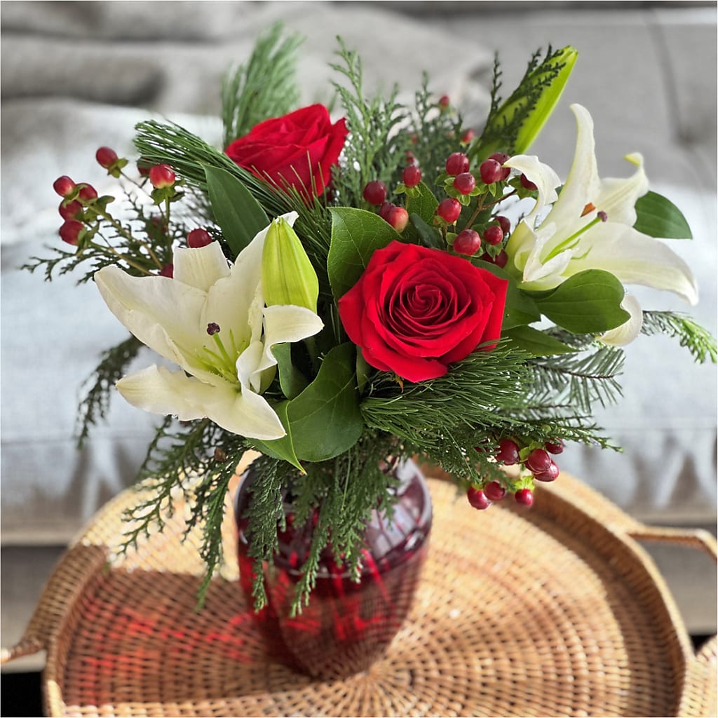 Evergreen Delight Bouquet –  Lumaya Florals, Rock Hill SC