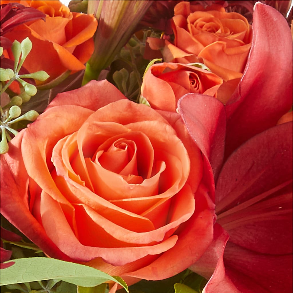 Crimson Leaves Bouquet –  Lumaya Florals, Rock Hill SC