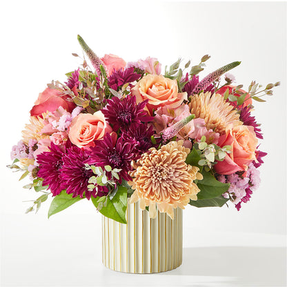 Berry Cobbler Bouquet with Ivory Vase –  Lumaya Florals, Rock Hill SC