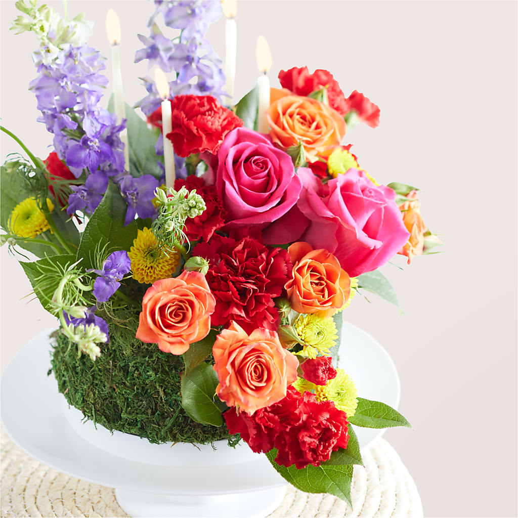 Best Year Yet Floral Cake –  Lumaya Florals, Rock Hill SC