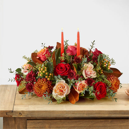 Gather Near Centerpiece –  Lumaya Florals, Rock Hill SC
