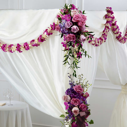 Color & Light Chuppah Decor –  Lumaya Florals, Rock Hill SC