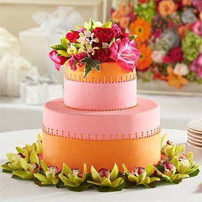 Sweet Citrus Cake Decor –  Lumaya Florals, Rock Hill SC