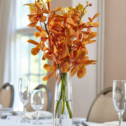 Orange Mokara Bud Vase –  Lumaya Florals, Rock Hill SC