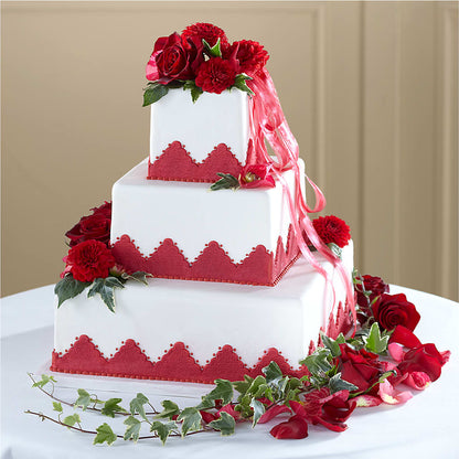 Forever Happiness Cake Decor –  Lumaya Florals, Rock Hill SC